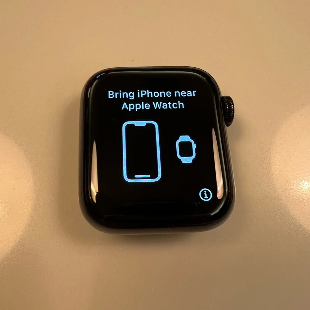 Apple Watch Hermès Series 6 40mm Sp Blk Stainless Noir D Tour CEL - Picture 5 of 11